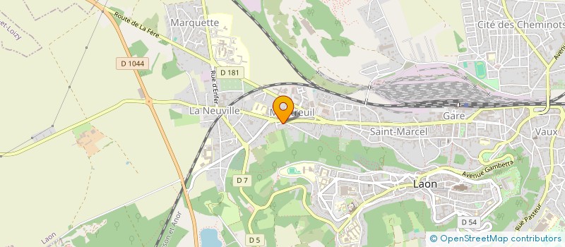 localisation de l'entreprise SCI STEFAS à LAON