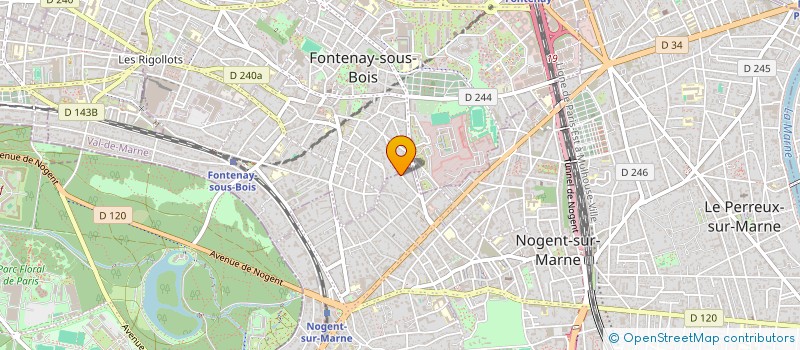 localisation de l'entreprise SCI STEFFA à NOGENT-SUR-MARNE