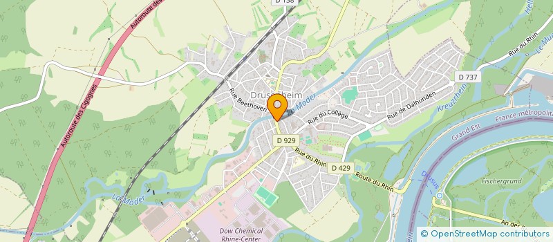 localisation de l'entreprise SCI STEFFAN DDV  DRUSENHEIM
