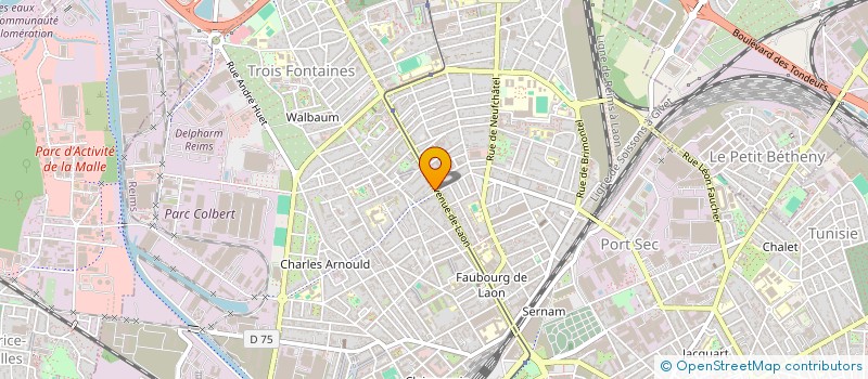 localisation de l'entreprise SCI STEFFEN  REIMS