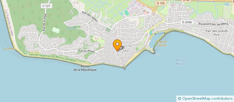 localisation de l'entreprise SCI STEFI à LA TRANCHE-SUR-MER