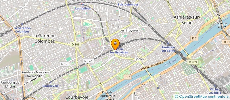 localisation de l'entreprise SCI STEFI à COURBEVOIE
