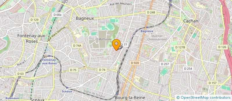 localisation de l'entreprise SCI STEFI à BAGNEUX