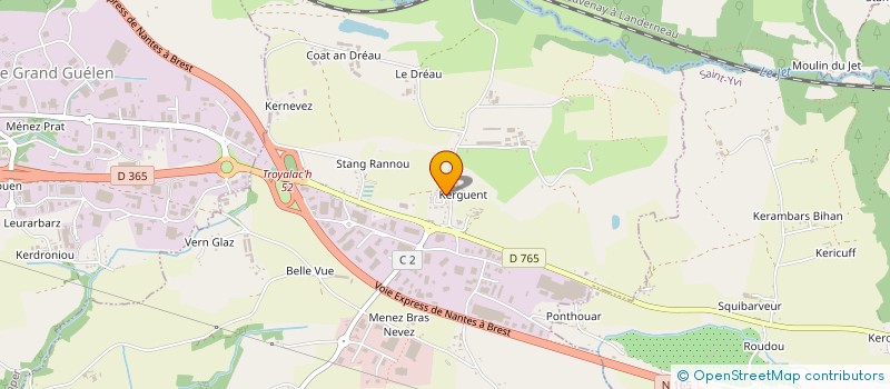 localisation de l'entreprise SCI STEFIGWEN  SAINT-EVARZEC