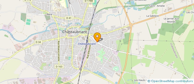 localisation de l'entreprise SCI STEFIMMO  CHATEAUBRIANT