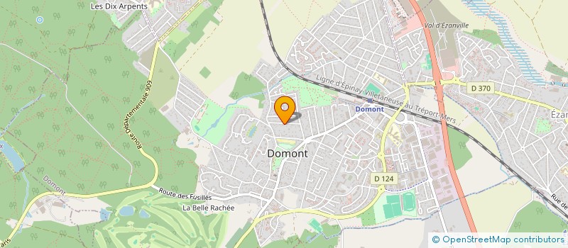 localisation de l'entreprise SCI STEFIMO  DOMONT