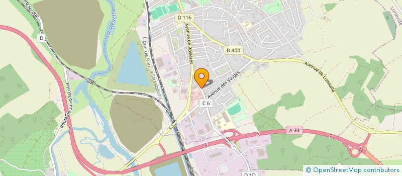 localisation de l'entreprise SCI STEFINVEST  DOMBASLE-SUR-MEURTHE