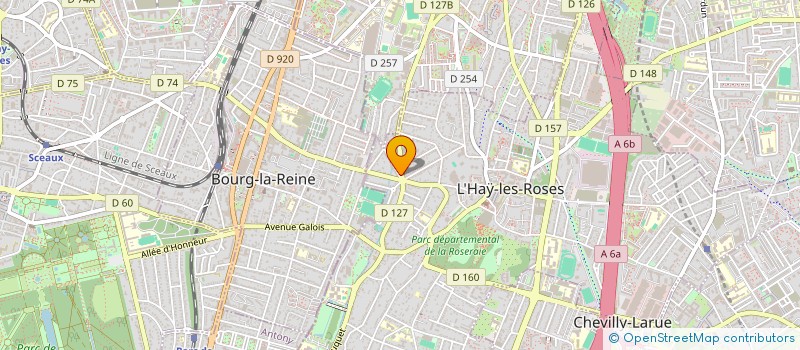 localisation de l'entreprise SCI STEFLO  L'HAY-LES-ROSES