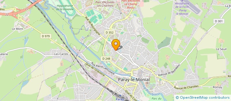 localisation de l'entreprise SCI STEFRAL  PARAY-LE-MONIAL