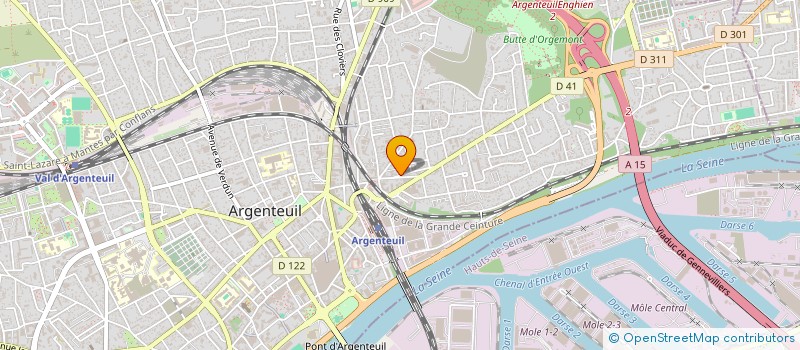 localisation de l'entreprise SCI STEFRAN à ARGENTEUIL