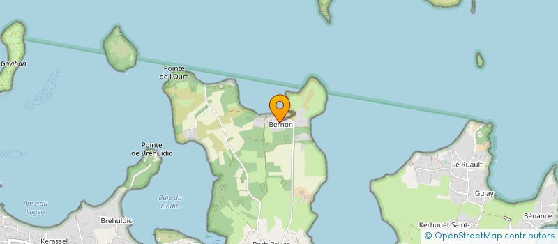 localisation de l'entreprise SCI STEFRED  SARZEAU