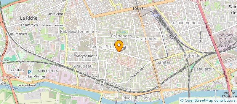localisation de l'entreprise SCI STEGA  TOURS