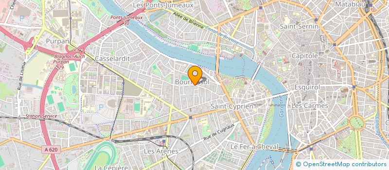 localisation de l'entreprise SCI STEGA à TOULOUSE