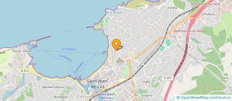 localisation de l'entreprise SCI STEGAC à SAINT-JEAN-DE-LUZ