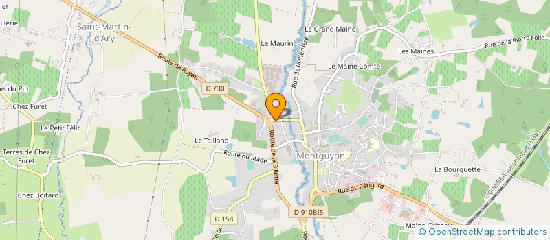 localisation de l'entreprise SCI STEGENAT  SAINT-MARTIN-D'ARY