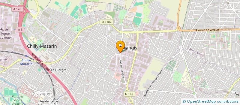 localisation de l'entreprise SCI STEINIMMO à MORANGIS