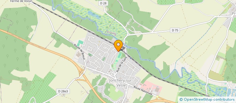 localisation de l'entreprise SCI STEINMETZ CBV  MUIZON