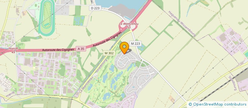 localisation de l'entreprise SCI STEINOFE  LA WANTZENAU