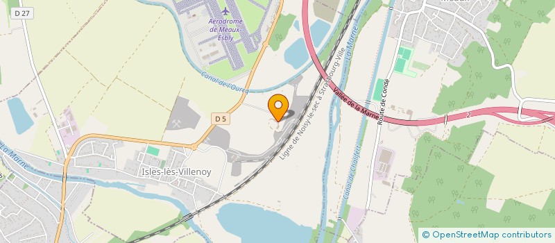 localisation de l'entreprise SCI STEJEAUD  ISLES-LES-VILLENOY