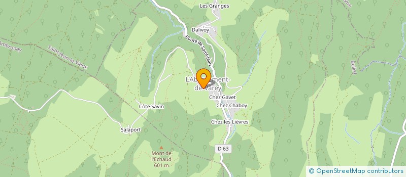 localisation de l'entreprise SCI STEJO  JUJURIEUX