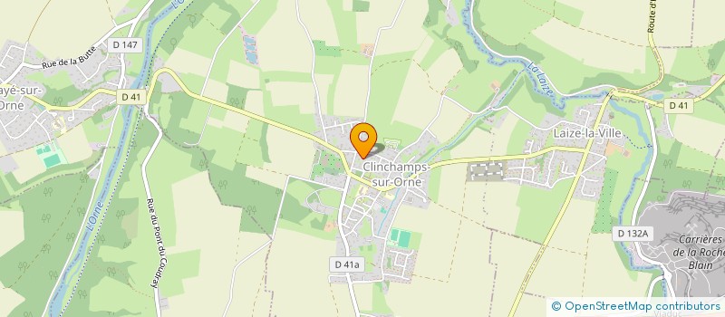 localisation de l'entreprise SCI STEL 24  LAIZE-CLINCHAMPS