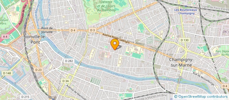 localisation de l'entreprise SCI STEL  CHAMPIGNY-SUR-MARNE