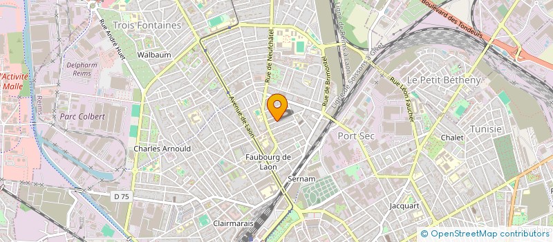 localisation de l'entreprise SCI STELA  REIMS