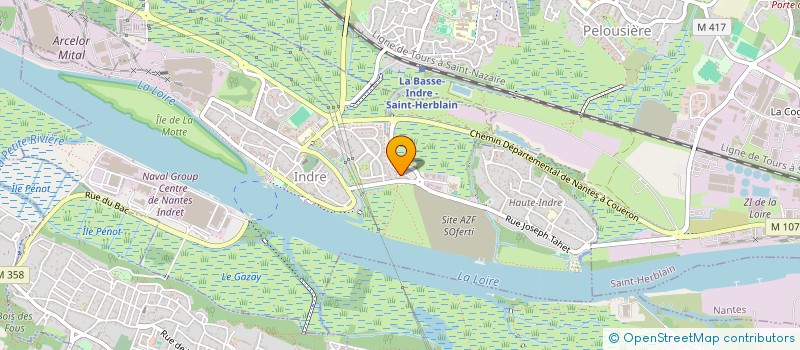 localisation de l'entreprise SCI STELA  INDRE