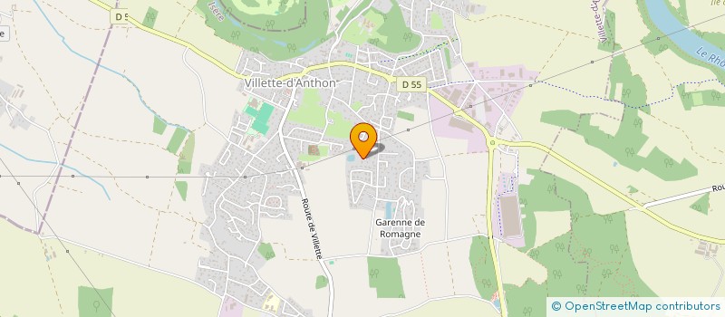 localisation de l'entreprise SCI STELA  VILLETTE-D'ANTHON