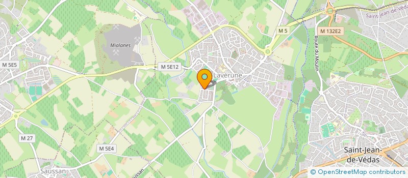 localisation de l'entreprise SCI STELATINE  LAVERUNE