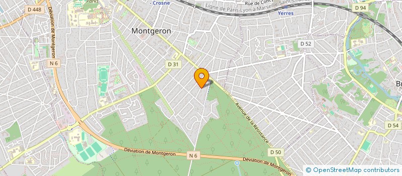 localisation de l'entreprise SCI STELAU 12 à MONTGERON