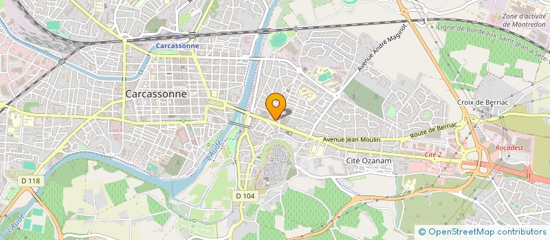 localisation de l'entreprise SCI STELAU à CARCASSONNE