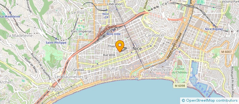 localisation de l'entreprise SCI STELAUCE à NICE