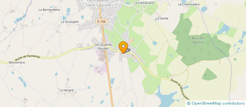 localisation de l'entreprise SCI STELAUMAT  LA CHAPELLE-SAINT-LAURENT