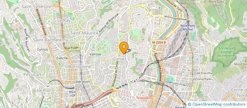 localisation de l'entreprise SCI STELAUR à NICE