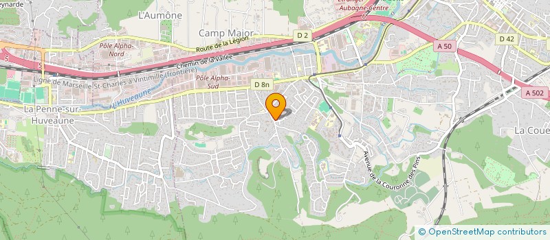 localisation de l'entreprise SCI STELAUR à AUBAGNE