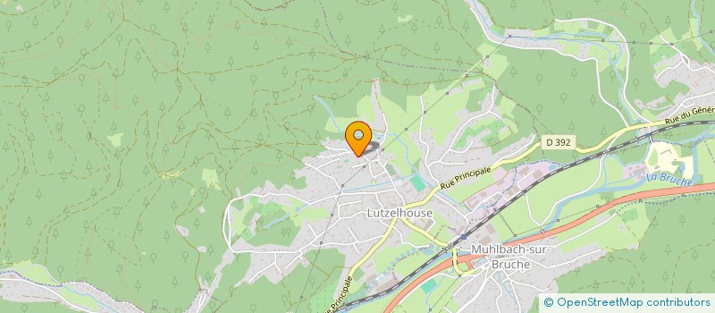 localisation de l'entreprise SCI STELI  LUTZELHOUSE