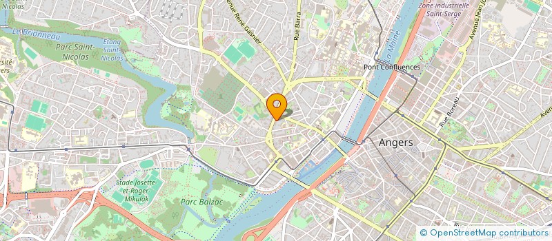 localisation de l'entreprise SCI STELI à ANGERS