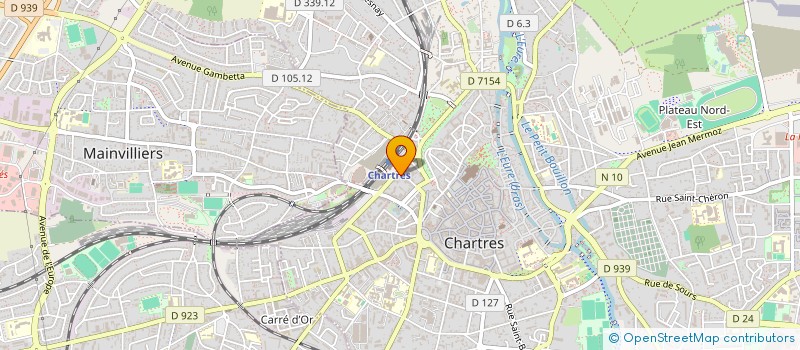 localisation de l'entreprise SCI STELIMOS à CHARTRES