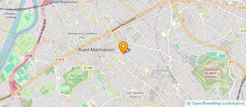 localisation de l'entreprise SCI STELL N.L.F. à RUEIL-MALMAISON