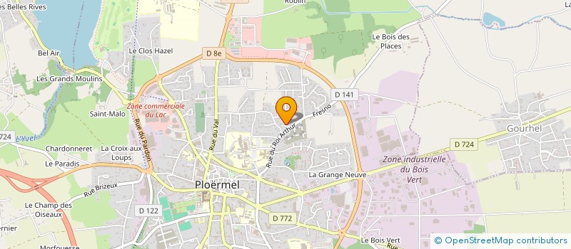 localisation de l'entreprise SCI STELLA 1  PLOERMEL