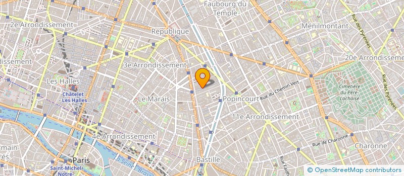 localisation de l'entreprise SCI STELLA  PARIS