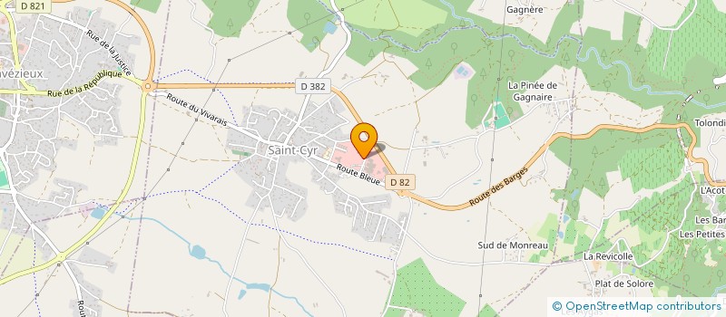 localisation de l'entreprise SCI STELLA à SAINT-CYR