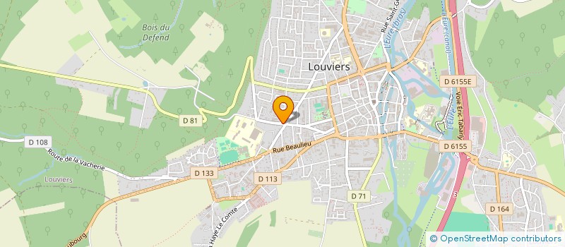 localisation de l'entreprise SCI  STELLA à LOUVIERS