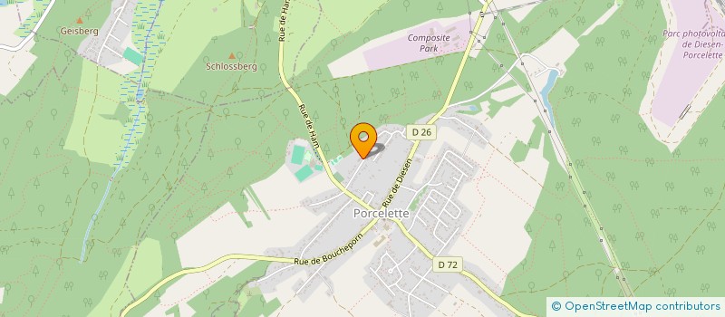 localisation de l'entreprise SCI STELLA  PORCELETTE