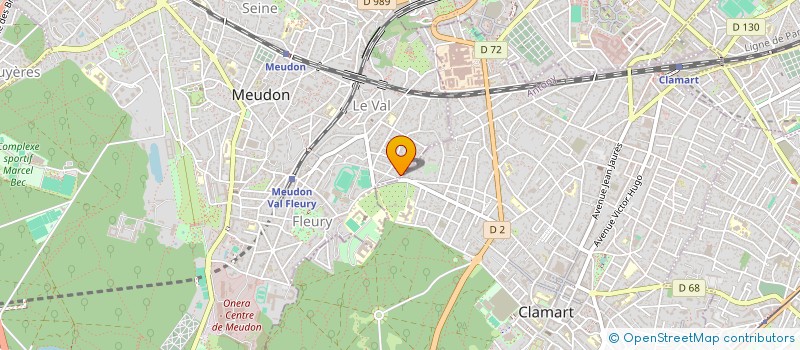 localisation de l'entreprise SCI STELLA  MEUDON