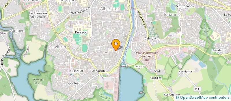 localisation de l'entreprise SCI STELLA à VANNES