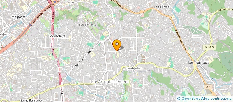 localisation de l'entreprise SCI STELLA à MARSEILLE