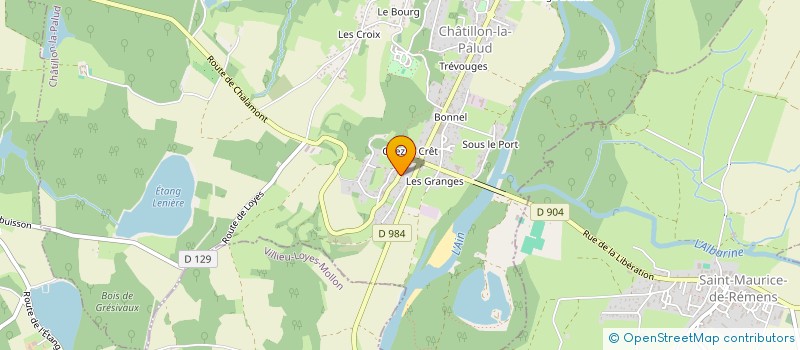 localisation de l'entreprise SCI STELLA à CHATILLON-LA-PALUD