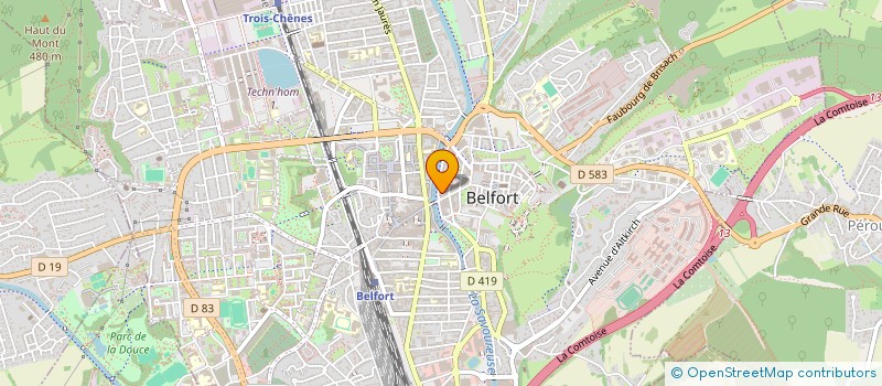 localisation de l'entreprise SCI STELLA  BELFORT
